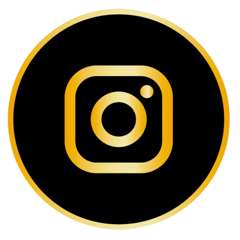 Instagram Logo in Black and Gold